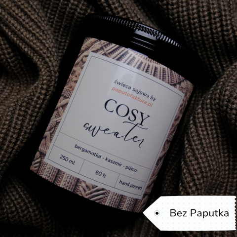 Cosy Sweater - Świeca Sojowa - Bez Paputka Cosy Sweater - Świeca Sojowa - Bez Paputka