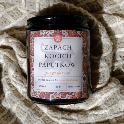 Gingerbread - Świeca Sojowa - Psie/Kocie Paputki Gingerbread - Świeca Sojowa - Psie/Kocie Paputki