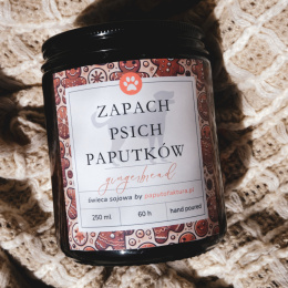 Gingerbread - Świeca Sojowa - Psie/Kocie Paputki