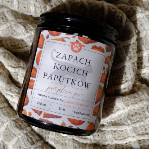 Pumpkin Pie - Świeca Sojowa - Psie/Kocie Paputki Pumpkin Pie - Świeca Sojowa - Psie/Kocie Paputki