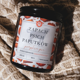Pumpkin Pie - Świeca Sojowa - Psie/Kocie Paputki